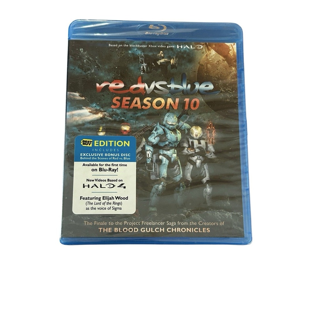 NEW Red VS. Blue Season‎ 10 Blu Ray DVD Halo Series Best Buy Edition Sealed